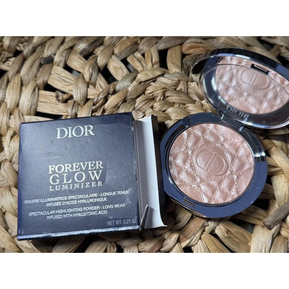 Dior Forever Glow Luminizer Highlighting Powder 02 Gold Halo Pink BNIB